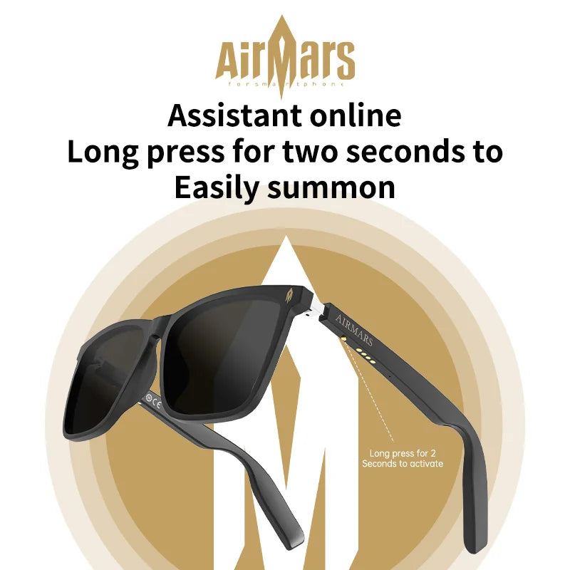 Smart Glasses Earphones Wireless Bluetooth Earphones