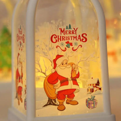 Christmas Lantern Decorative Tabletop Christmas Decoration Battery Operated Light