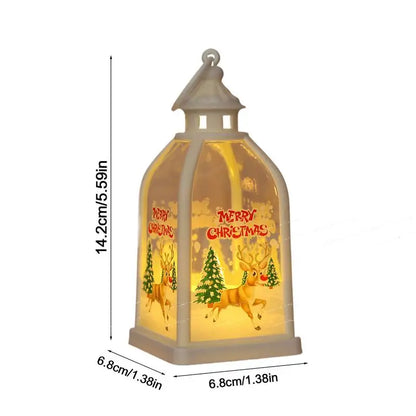 Christmas Lantern Decorative Tabletop Christmas Decoration Battery Operated Light