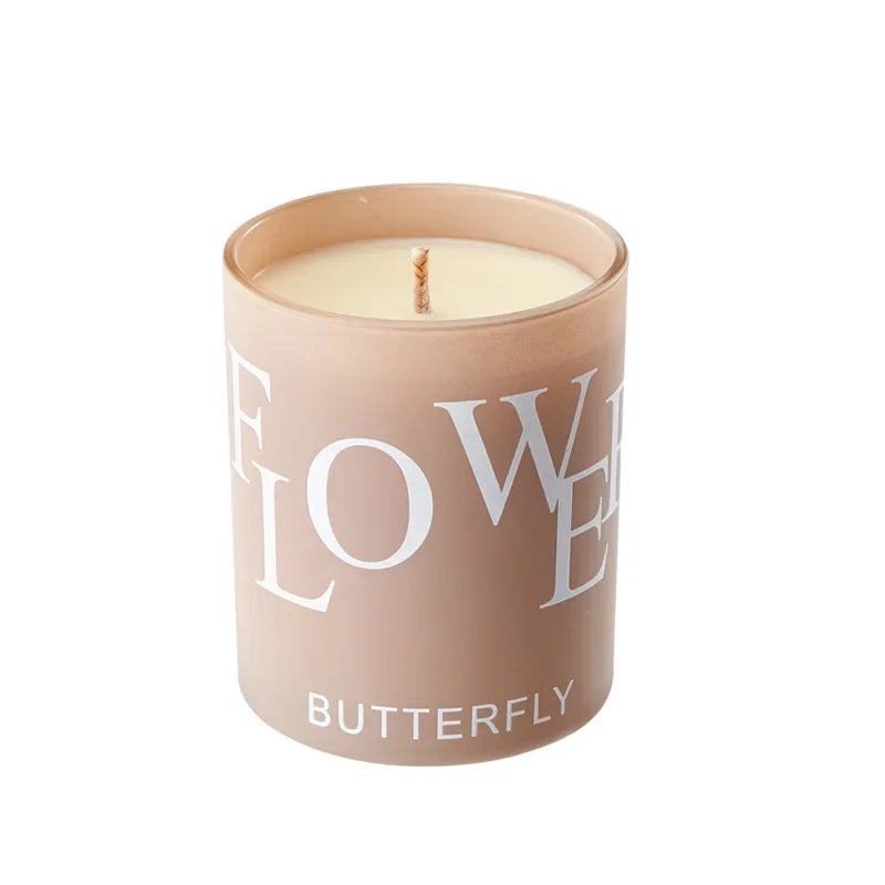 Scented Candles, Simple Camellia Jasmine Light Fragrance, Long-lasting Indoor